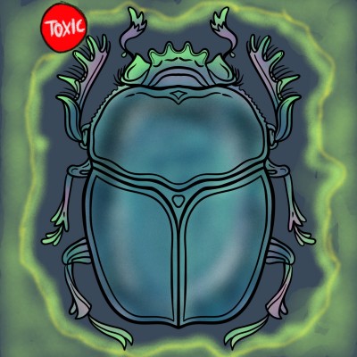 warning: beware of toxic bug | DENAVY | Digital Drawing | PENUP