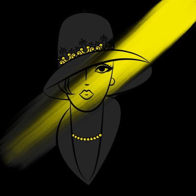 The lady with a gold necklace  | Some1 | Digital Drawing | PENUP