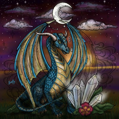 Dragon Crystals | LisaBme | Digital Drawing | PENUP