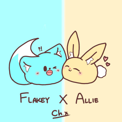 Flakey X Allie :33 | Ch.x.ffee | Digital Drawing | PENUP
