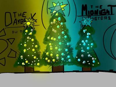 MS/DD Christmas Trees!!! | SagittariusCybr | Digital Drawing | PENUP