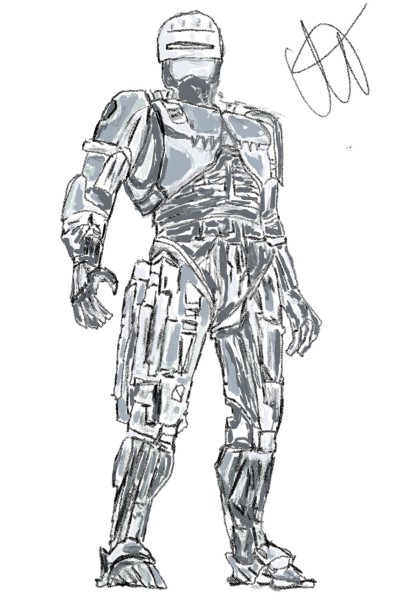 Robot  | Tek | Digital Drawing | PENUP