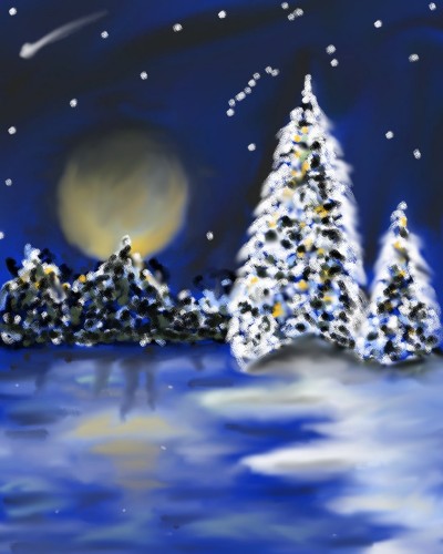 Winter night | bogilaci | Digital Drawing | PENUP