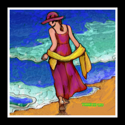 BEAUTY AND THE SEA - היפה והים | Tobie.ISR | Digital Drawing | PENUP