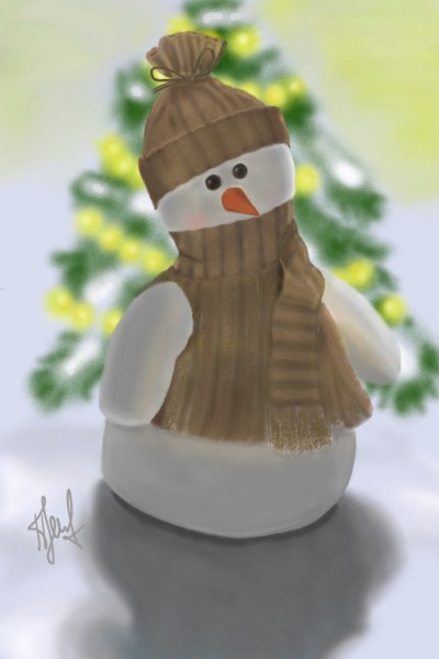 Snowman | AnnA | Digital Drawing | PENUP