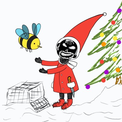 christmas bee  | Dave81200 | Digital Drawing | PENUP