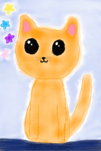 kitty & stars | Zenovia | Digital Drawing | PENUP