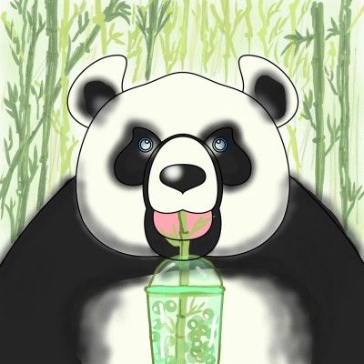 Panda Bubble tea cafe♡♡♡ | Sylvia | Digital Drawing | PENUP