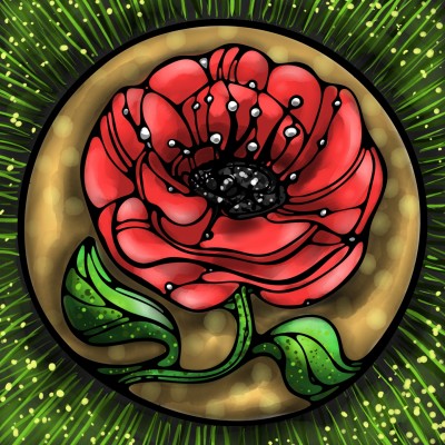 red poppy | Poppy | Digital Drawing | PENUP
