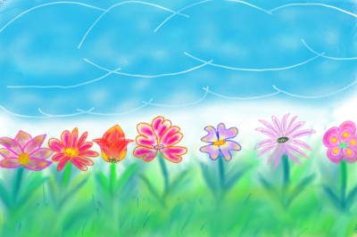 Beautiful flowery plain | mahrokh | Digital Drawing | PENUP