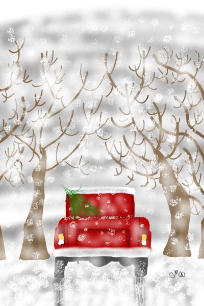 Merry Christmas  | MooMooDraws | Digital Drawing | PENUP