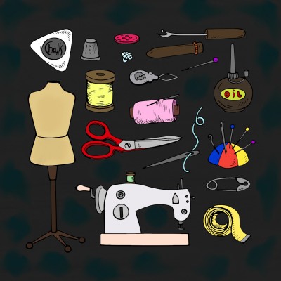 sewing stuff  | Zenovia | Digital Drawing | PENUP