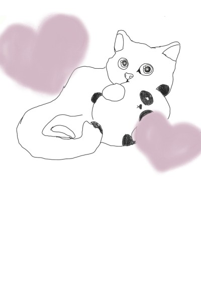 My panda~♡ | ItsWaffle | Digital Drawing | PENUP