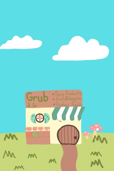 Grub&Go | olive375 | Digital Drawing | PENUP