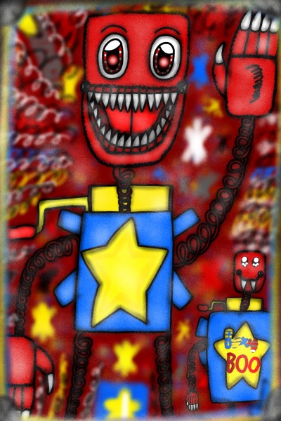 Boxy Boo the Jack in the Box Monster Fanart | Jcg | Digital Drawing | PENUP