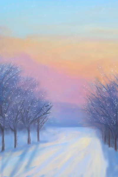 Winter Morning | Lovely_Dove | Digital Drawing | PENUP