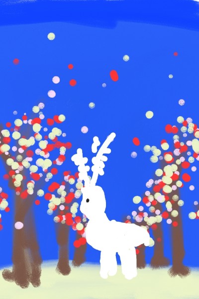 聖誕麋鹿 | hollyjo | Digital Drawing | PENUP