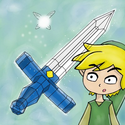 Link sees the master sword  | JazzyStar | Digital Drawing | PENUP