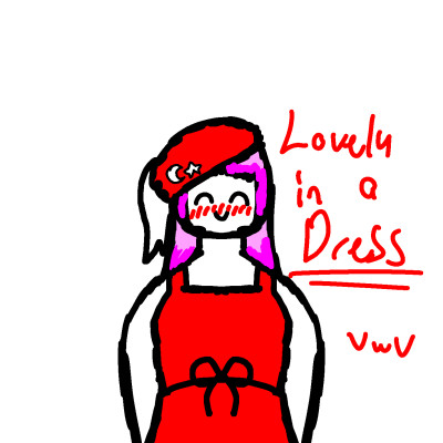 Lovely in a Dress! | Moondrop | Digital Drawing | PENUP