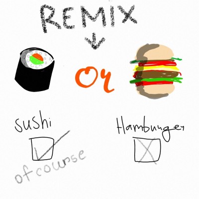 sushi or hamburger  | .ROSE_JIA. | Digital Drawing | PENUP