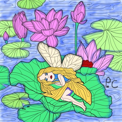 une libellule  | pilou | Digital Drawing | PENUP