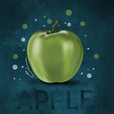 Realistic apple | CIN-ARTS7 | Digital Drawing | PENUP