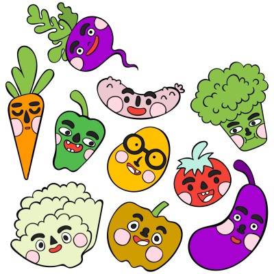 채소들 Vegetables  | minji | Digital Drawing | PENUP