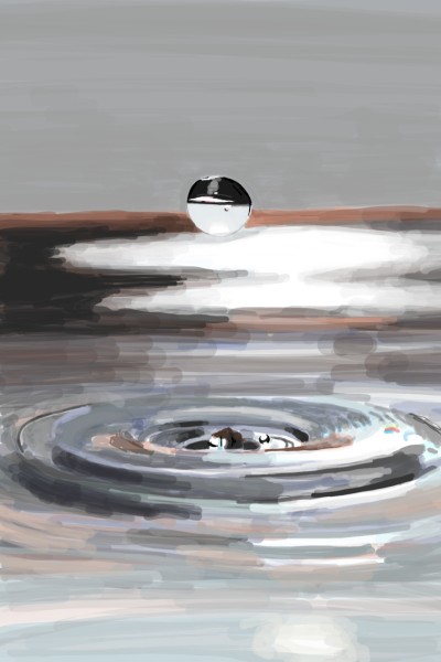 a water drop | sangmin | Digital Drawing | PENUP