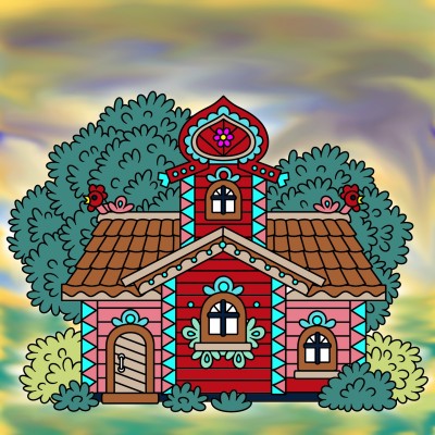 House in the middle of no where! | Jennifer | Digital Drawing | PENUP