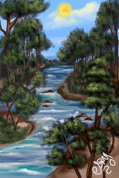 Big River  | ClaryIvt | Digital Drawing | PENUP