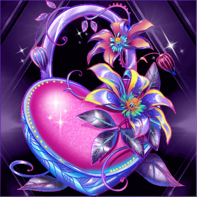 Heart Flower Locker  | Gaycouple | Digital Drawing | PENUP