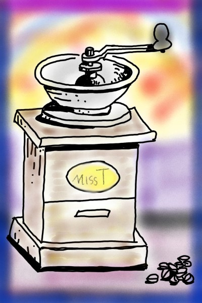 penup coffee grinder | missT | Digital Drawing | PENUP