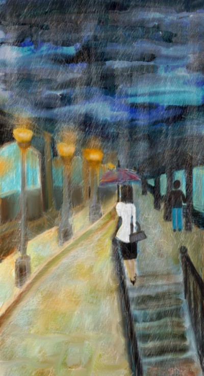 Lady in the rain | Branka | Digital Drawing | PENUP