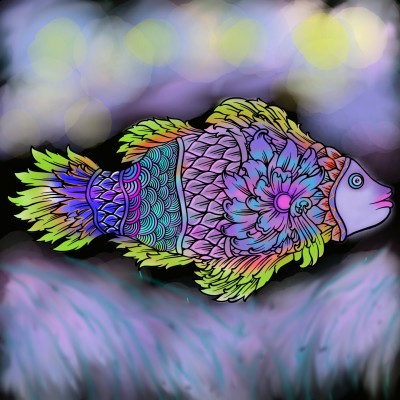   colorful fish  | mahrokh | Digital Drawing | PENUP