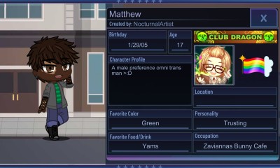 Finally made Matthew a gacha character  | NocturnalArtist | Digital Drawing | PENUP