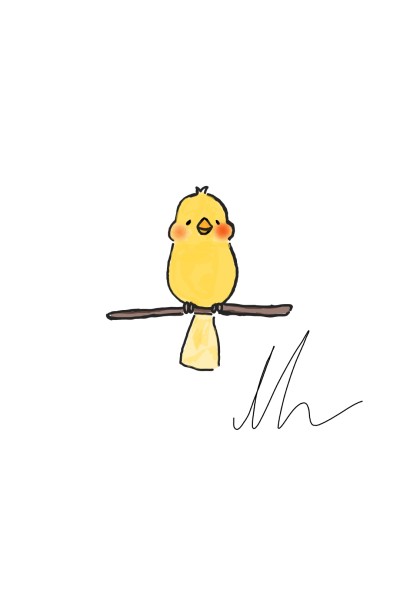 It's......Bird a big fluffy thing it hasWINGs | mihrimah.erol | Digital Drawing | PENUP