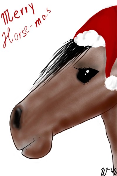 merry christmas equestrians! | Wolf48 | Digital Drawing | PENUP