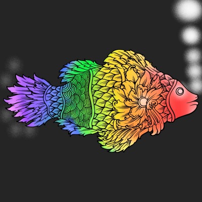 rainbow fish | ChanE | Digital Drawing | PENUP