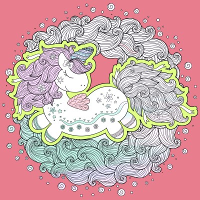 Coloring Digital Drawing | unicorn | PENUP