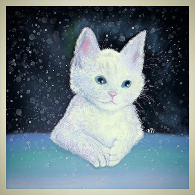 Snow Kitten | Mannabell | Digital Drawing | PENUP