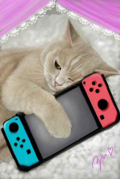 It's mine(Nintendo switch). 냇. 껏. 야!! | azu | Digital Drawing | PENUP