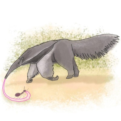 Anteater  | Gaycouple | Digital Drawing | PENUP