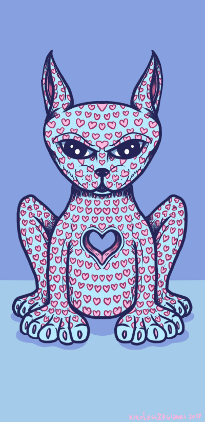 heart from cat by nikolass  | nikolass83 | Digital Drawing | PENUP