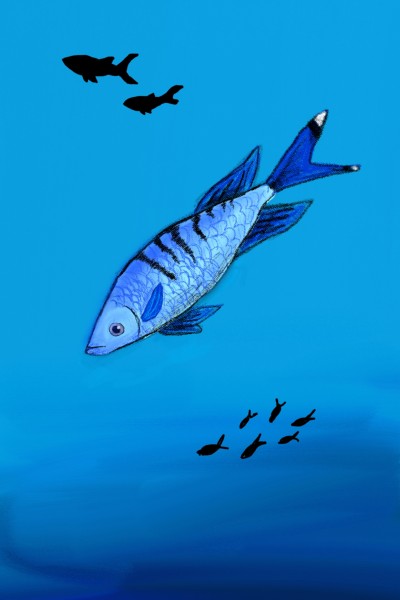 물고기 | whale | Digital Drawing | PENUP