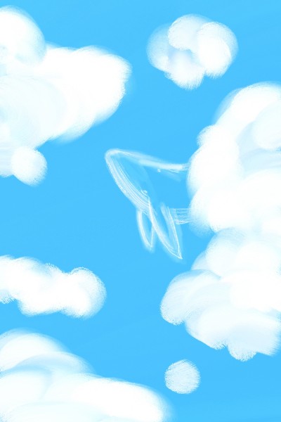 하늘고래 | whale | Digital Drawing | PENUP