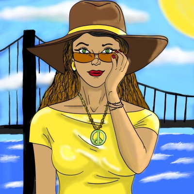 Woman on vacation  | Terry627 | Digital Drawing | PENUP