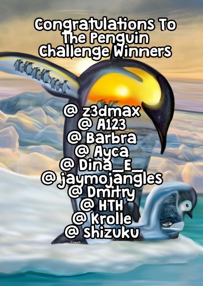 Congrats to the penguin Challenge Winners  | MissyJ | Digital Drawing | PENUP
