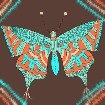 Native Butterfly | Nancy | Digital Drawing | PENUP