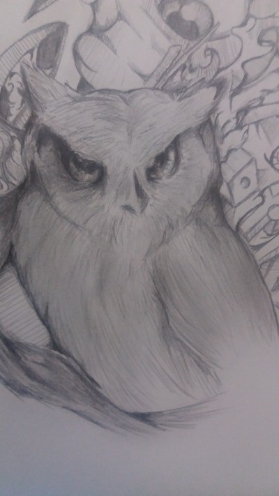 Owl doodle | JuneCecil | Digital Drawing | PENUP