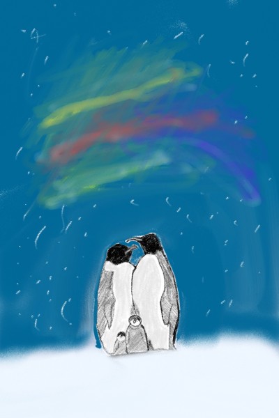 family penguins | Maria | Digital Drawing | PENUP